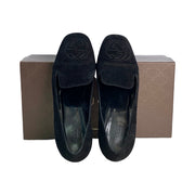 Gucci Black Horsebit Loafer Schwarzem Leather Shoes #37.5